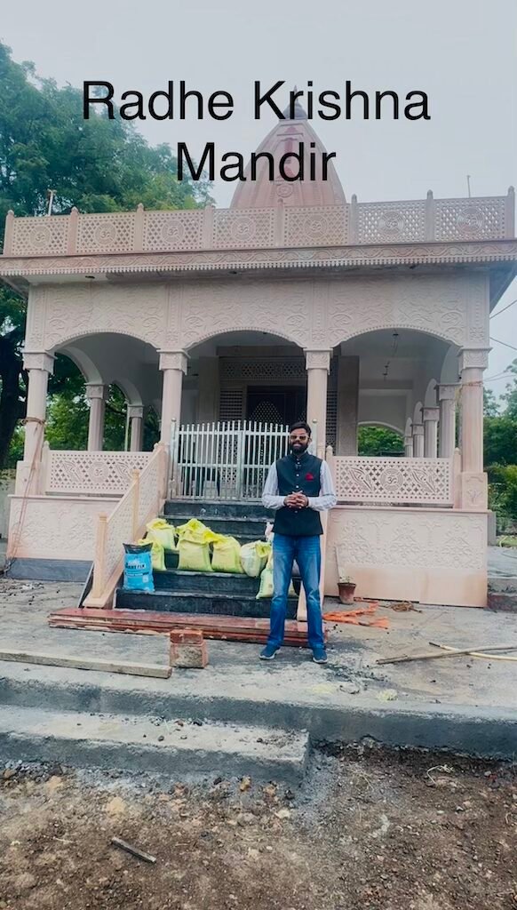 Radhe Krishna Mandir at Kanha High Life, Jabalpur — राधे कृष्ण मंदिर