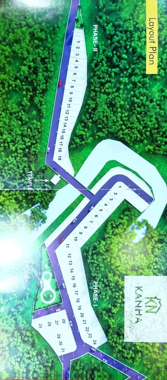 Kanha High Life brochure — layout plan